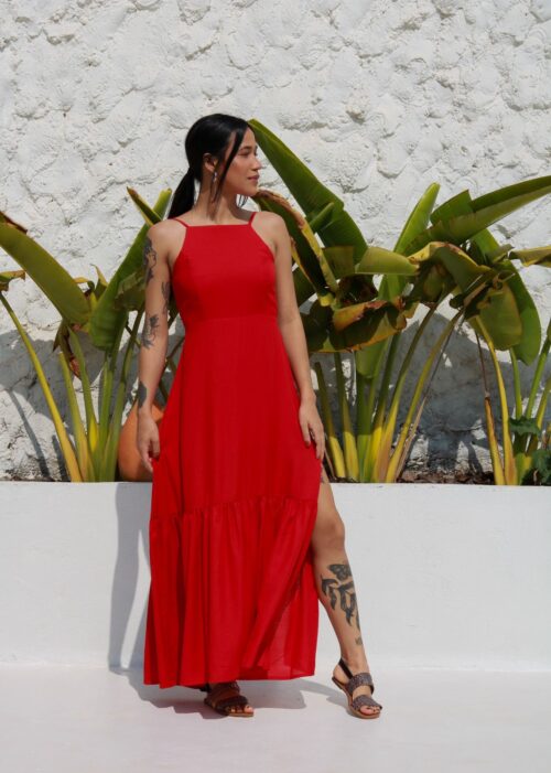 Vestido Lia Vermelho - Image 4