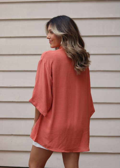 Kimono Laranja Queimado - Imagem 3