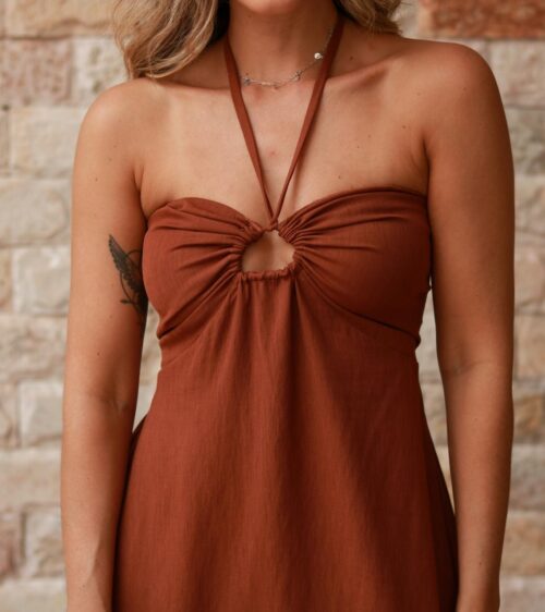 Vestido Aurora Marrom - Imagem 2