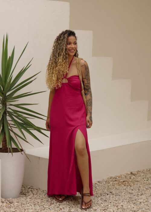 Vestido Aurora Fúcsia - Imagem 7