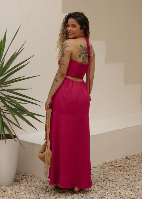 Vestido Aurora Fúcsia - Imagem 5
