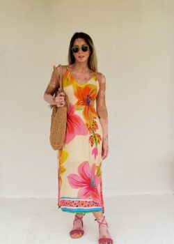 Vestido Naiara Hibisco